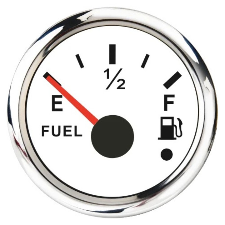 WS üzemanyagszint-jelző, vízálló kivitel, 52mm, 12V/24V