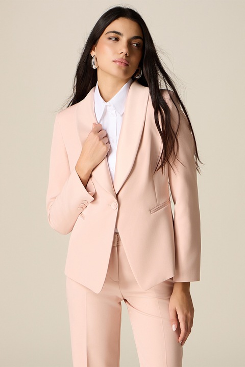 Oltre, Sacou uni regular fit, Roz