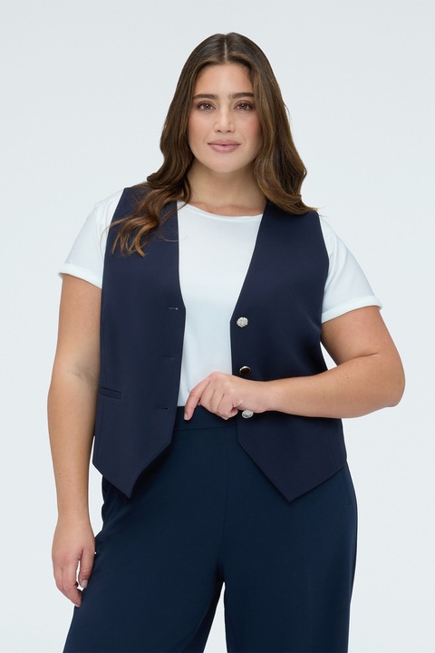 Fiorella Rubino, Vesta cu nasturi, Bleumarin, L