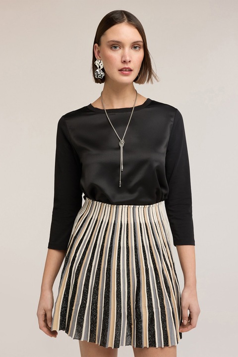 Motivi, Bluza uni cu decolteu rotund, Negru