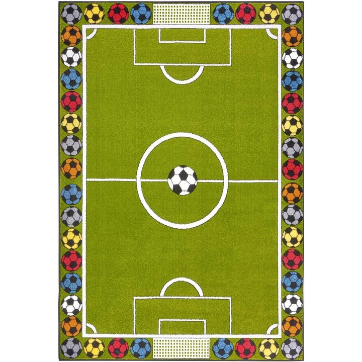 Covor Copii, Hanse Home, 200 Acp x- D98 Rojek, 200 cm x 290 cm x 9 mm, Forma Dreptunghiulara, Tip Cu Fir Scurt, Certificat Oeko-Tex Standard 100, Material 100% Polipropilena, Multicolor