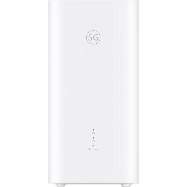 Router fix 5G HUAWEI CPE 5s, slot SIM 5G, Wi-Fi 6 AX3000 dual-band, porturi GE WAN/LAN auto-adaptabile, diagnosticare Wi-Fi vizualizata, control parental, viteze extreme 5G, desktop
