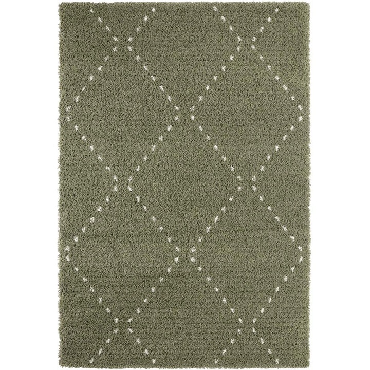 Covor Shaggy, Covor Mint, 80 cm x 150 cm x 3, 5 cm, Forma Dreptunghiulara, Tip Shaggy, Gramaj Aproximativ 2470 G/M2, Material 100% Polipropilena, Multicolor