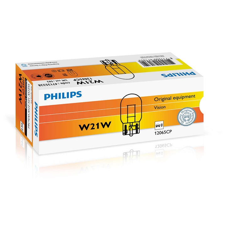 Bec auto halogen Philips Vision W21W 21W 12V 12065CP