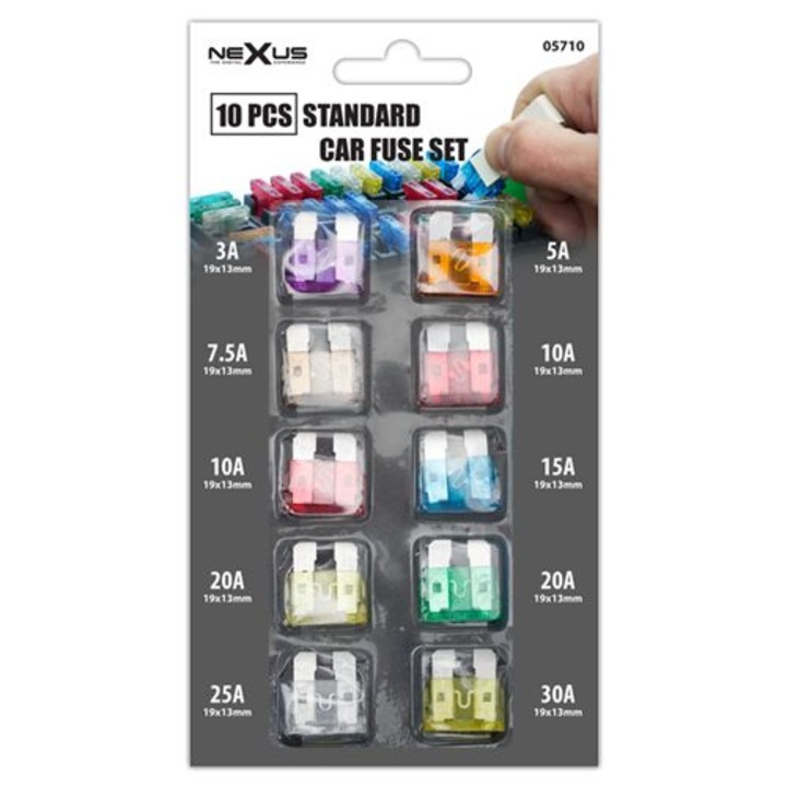 Set sigurante Nexus, 3A-30A, 19x13mm