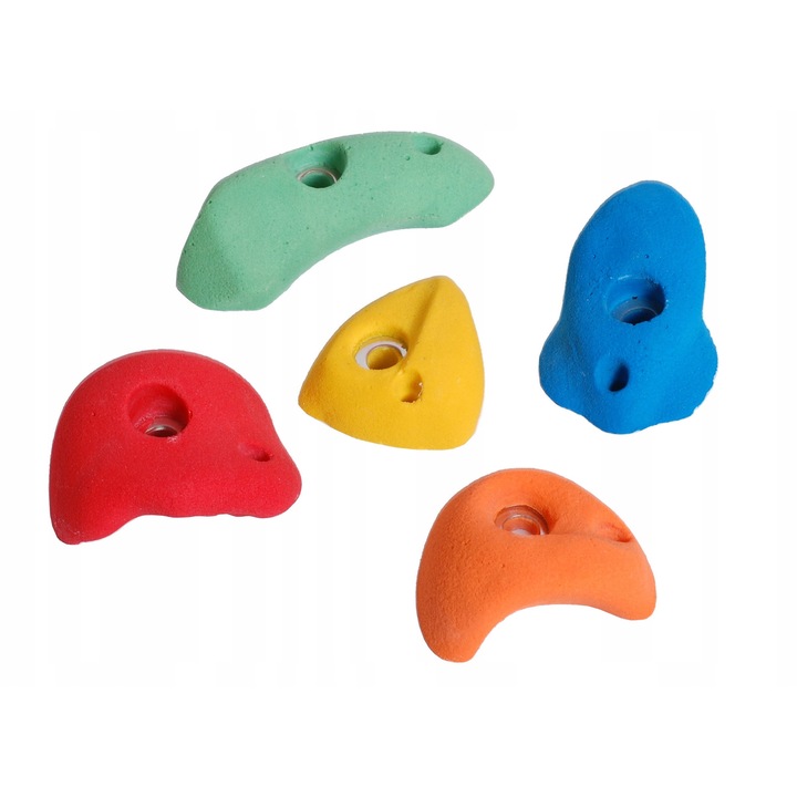 Set de pietre de catarat Just Fun, 5 piese, diametru 7 cm, multicolor