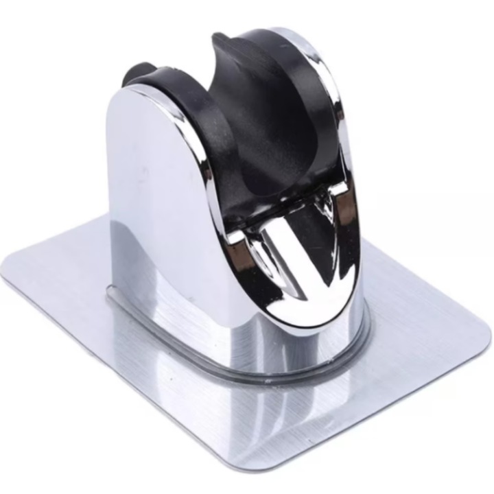 Suport Reglabil pentru para Dus, Brinny, Fara Gauri, Rezistent la Apa, Argintiu, 2.1cm