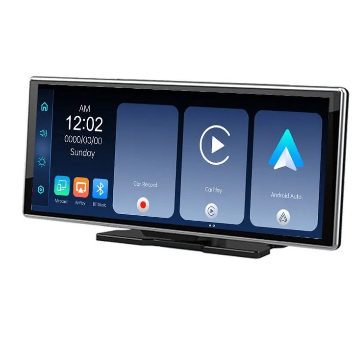 Camera auto cu ecran tactil, dash cam auto, display in-cell HD 28, 6 cm, fata 4K si spate 1080P, CarPlay wireless, inregistrare video la volan