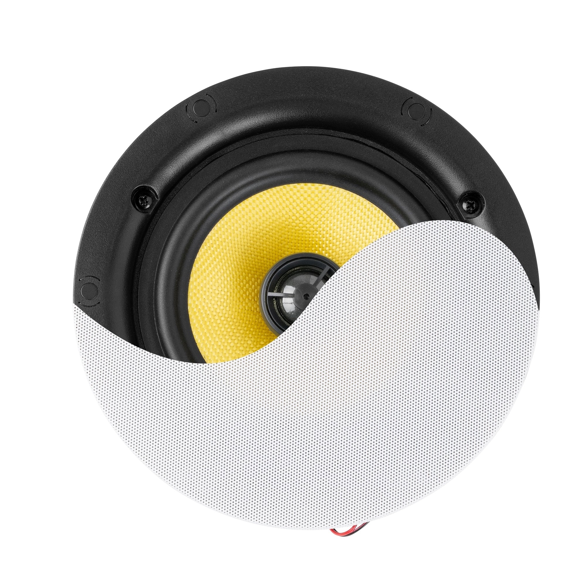 Difuzor incastrabil tavan, Power Dynamics KVCS6, 2 cai, alb, 6.5"