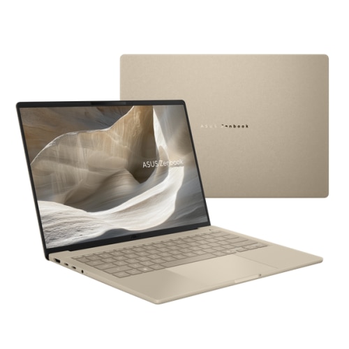 Laptop ASUS Zenbook A14 WUXGA 14 inch Qualcomm Snapdragon 32GB 1TB SSD Windows 11 Home Zabriskie Beige