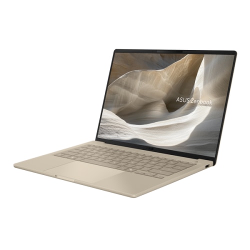 Laptop ASUS Zenbook A14 WUXGA 14 inch Qualcomm Snapdragon 32GB 1TB SSD Windows 11 Home Zabriskie Beige