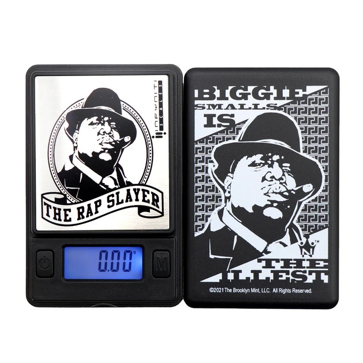 Cantar digital mini, de buzunar, Infyniti Notorious BIG, Precizie 0.01-50 grame 2 zecimale, 98x63x18mm, design elegant