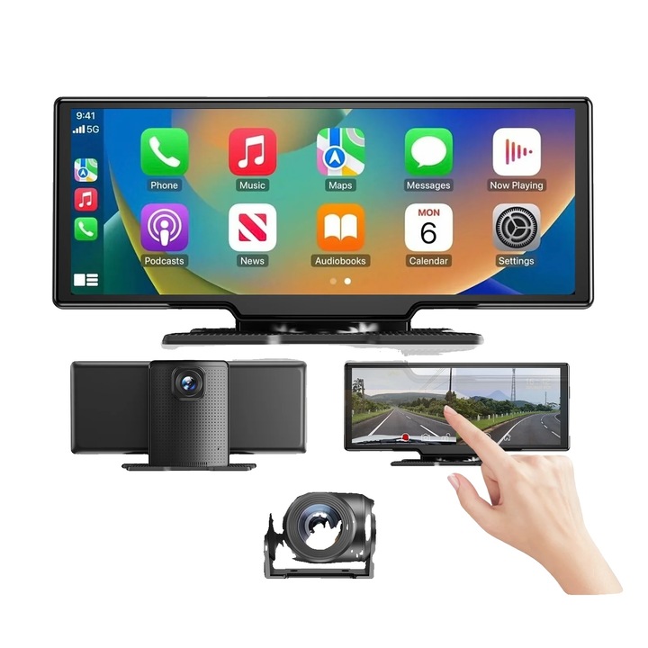 Camera auto, 26 inch, conectivitate wireless, rezolutie 3840x2160, 2 lentile, 10.26 inch