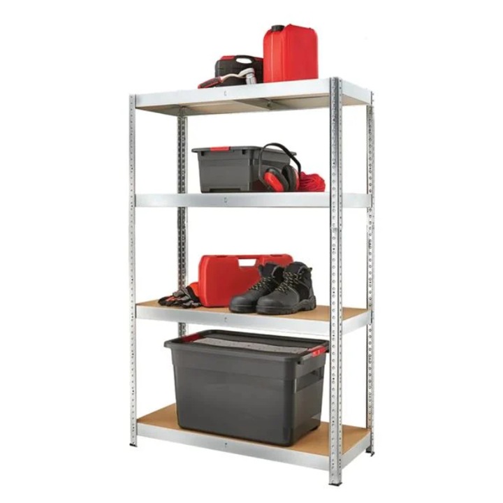 Etajera metalica Lumi LUXURY, 4 rafturi, 75x30x157cm, rezistenta mare