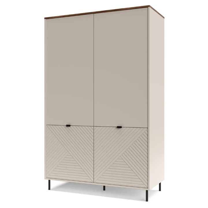Dulap Expomob EVO, 2 uși, gri/bej