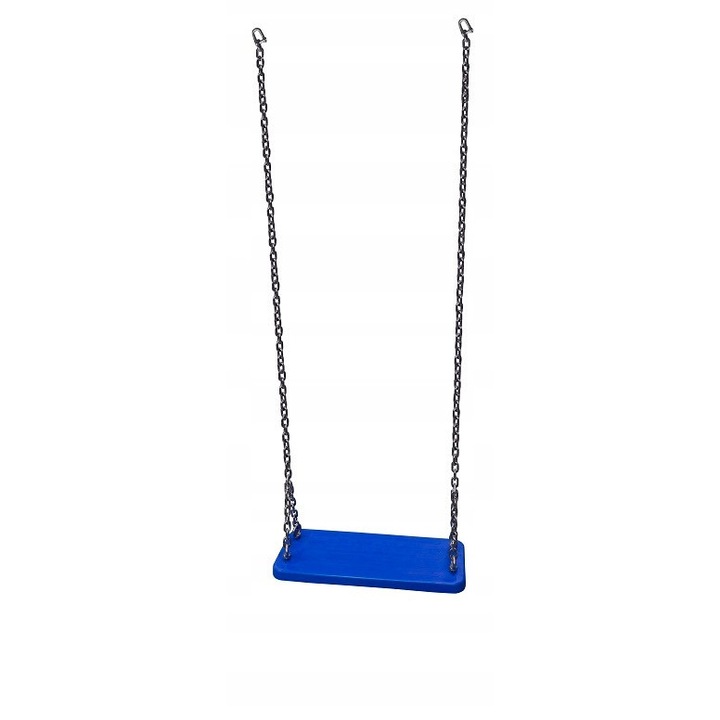 Leagăn plat, albastru, aluminiu, 44, 5x17, 5x2, 5cm, set complet