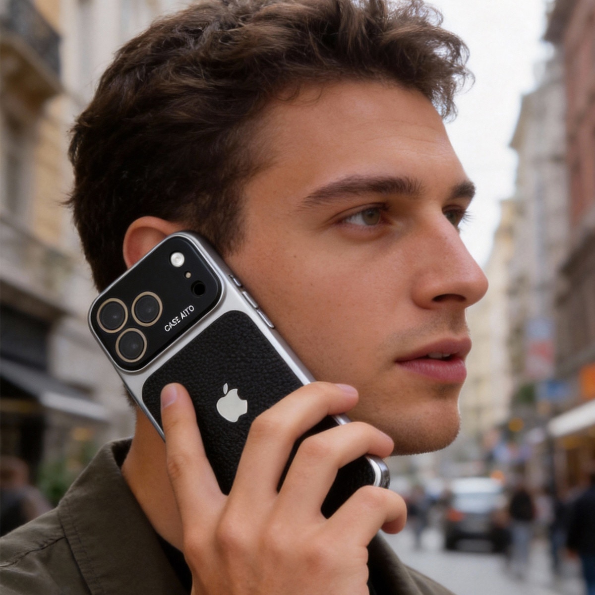 Husa de Protectie, Pentru iPhone 17 Pro, Protectie Impotriva Socurilor si Caderilor, Negru