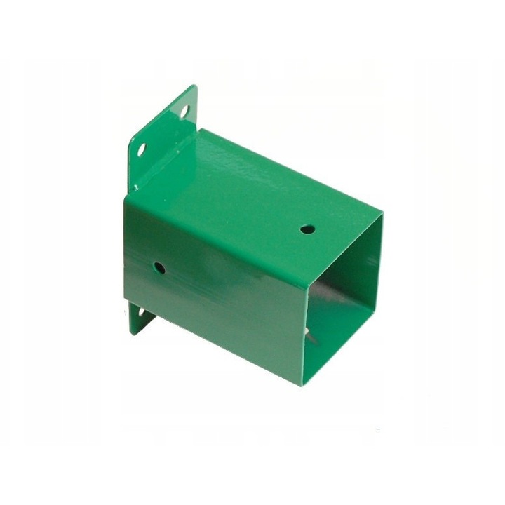 Conector de perete Grindi, 90mm, verde, otel, rezistent la conditii meteorologice