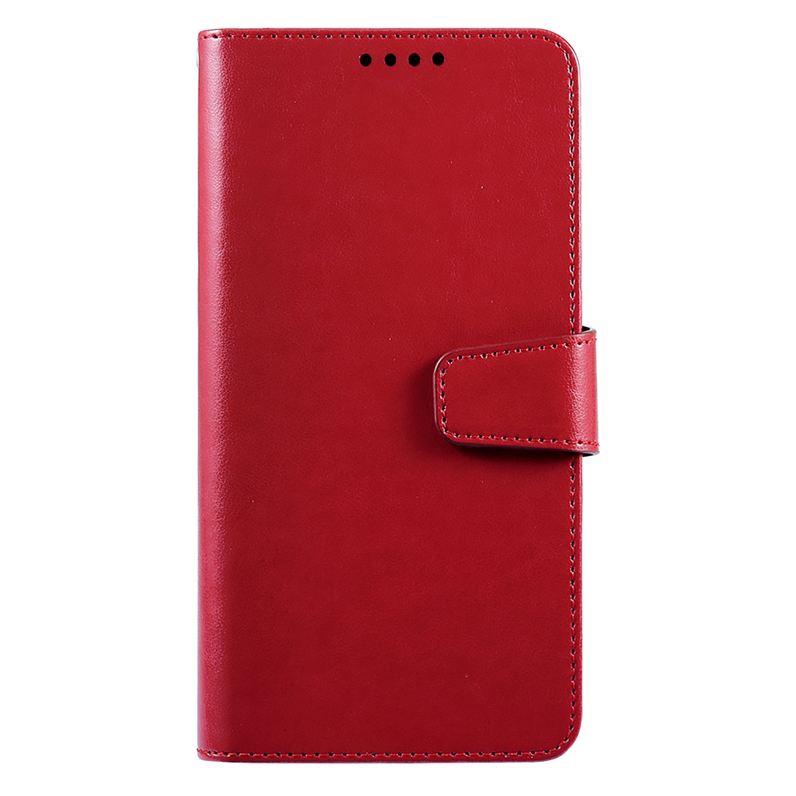 Husa pentru Samsung Galaxy S25, Omelivon, piele fina, Diary Book, tip carte, cu Portofel Interior, stand, Inchidere Magnetica, Antisoc, Rosu