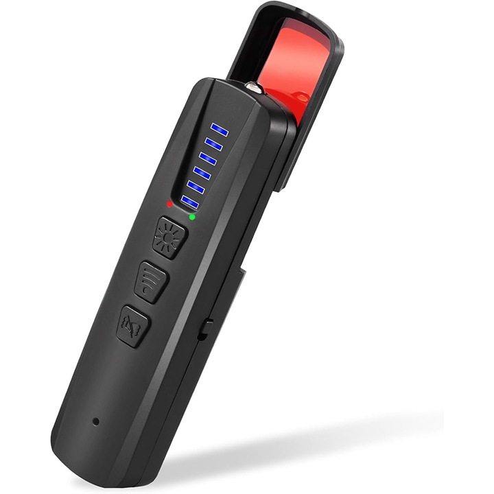 Detector Profesional Aparate Spionaj, Duueyct, detecteaza camere ascunse, sensibilitate ajustabila, portabil, GPS, cu indicator LED si sonor, anti-spy, Potrivit pentru hotel, calatorii, acasa, birou