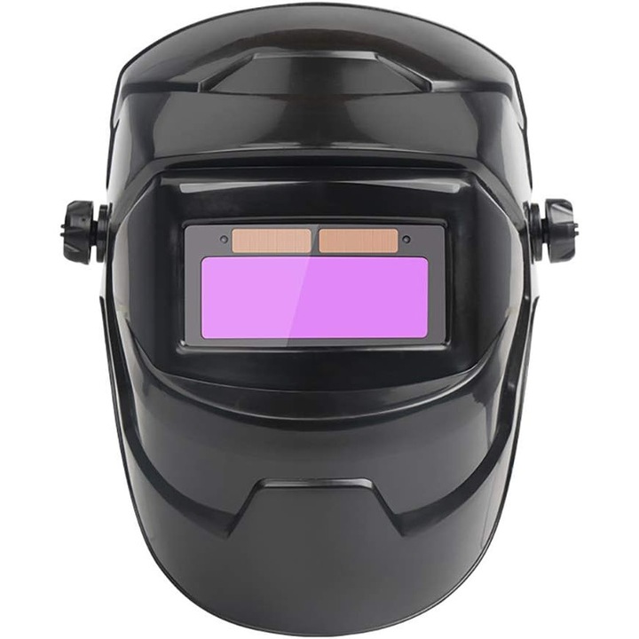 Masca de sudura Green Leaf, reglare automata a luminozitatii, ecran larg, alimentata solar, protectie impotriva luminii puternice, cadru ajustabil