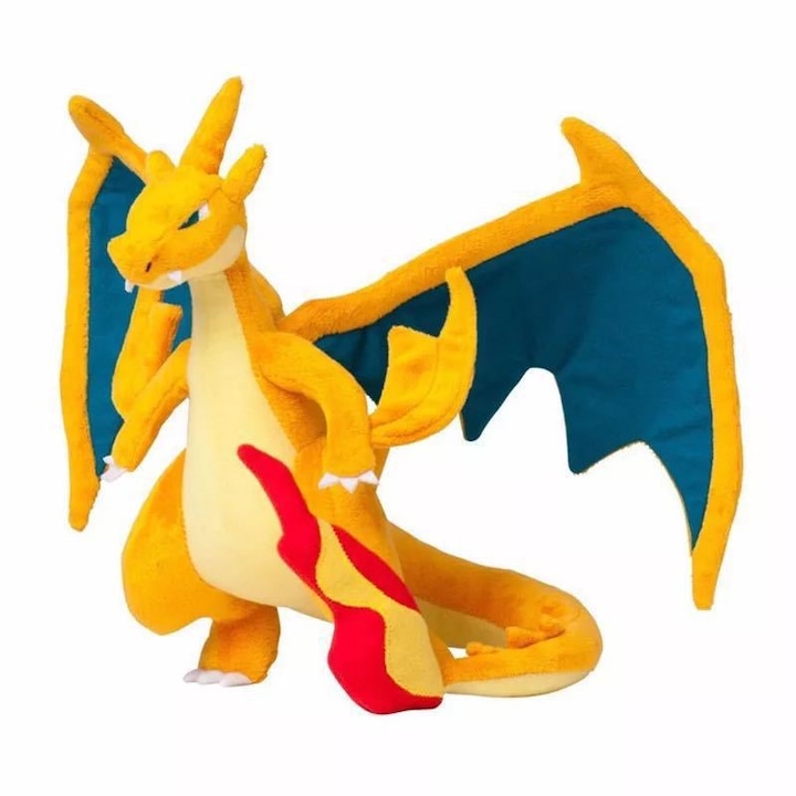 Jucarie de plus, dragon galben Charizard Y, 21cm