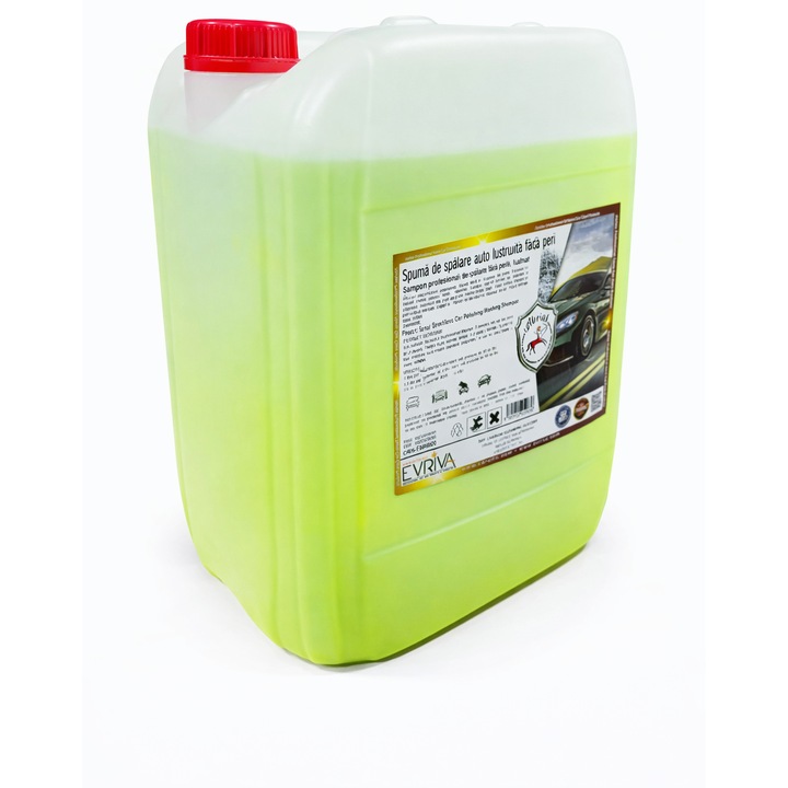 Spuma Activa Auto Profesionala 20L – Sampon Auto Snow Foam Concentrat 1:50 – Spuma Groasa pentru Spalatorii Auto si Spalare Manuala