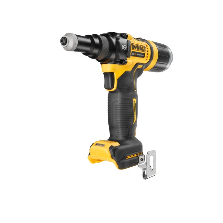 Masina de nituit DeWALT 18V, fara acumulator, 10kN, 4.8mm, 1.6kg