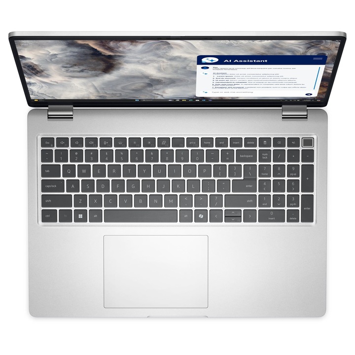 Laptop Dell Pro 16 Plus PB16250, 16 inch 1920 x 1200, Intel 220U 10 C / 12 T, 1.4 GHz - 5.0 GHz, 12 MB cache, 16 GB DDR5, 1 TB SSD, Intel Graphics, Windows 11 Pro, Tastatura International