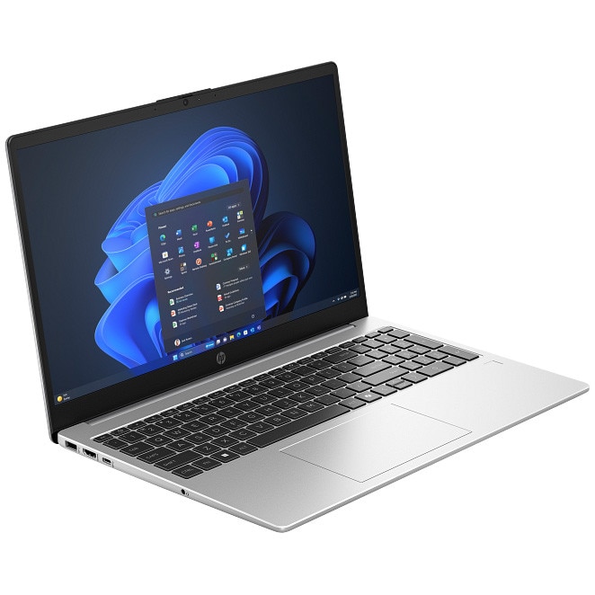 Laptop HP 250R G10 cu procesor Intel® Core™ 5 120U pana la 5.00 GHz, 15.6", Full HD, 16GB DDR4, 512GB SSD, Intel Graphics, Windows 11 Pro, Turbo Silver