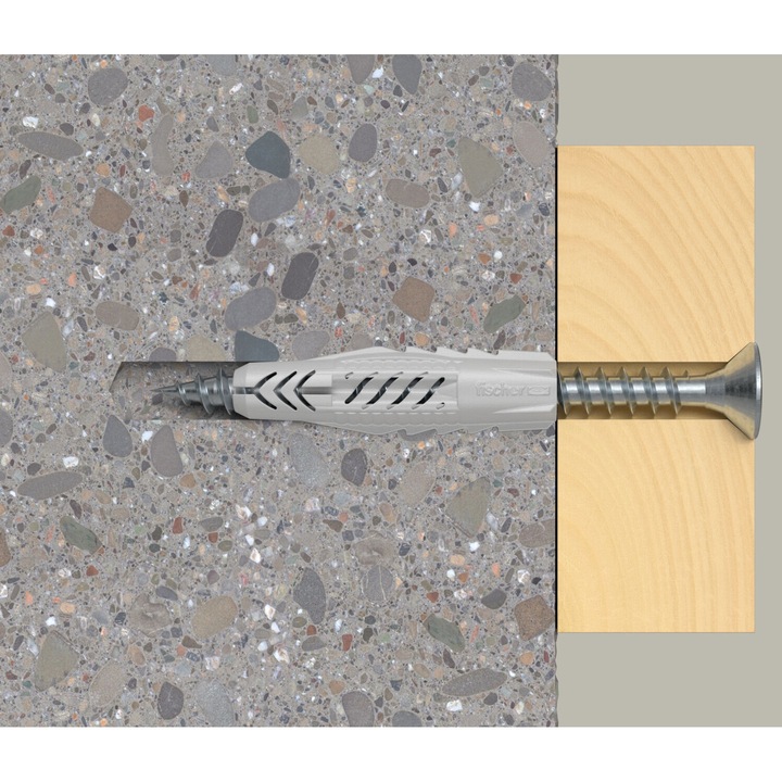 Dibluri cu surub Fischer Universal UX 8 x 50 R, PowerFast II PZ2 5 x 65 mm 20 BUC