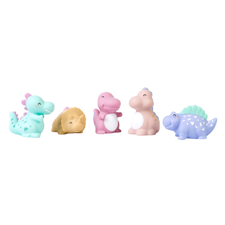 5 db-os fürdőjáték készlet, Happy Dinos