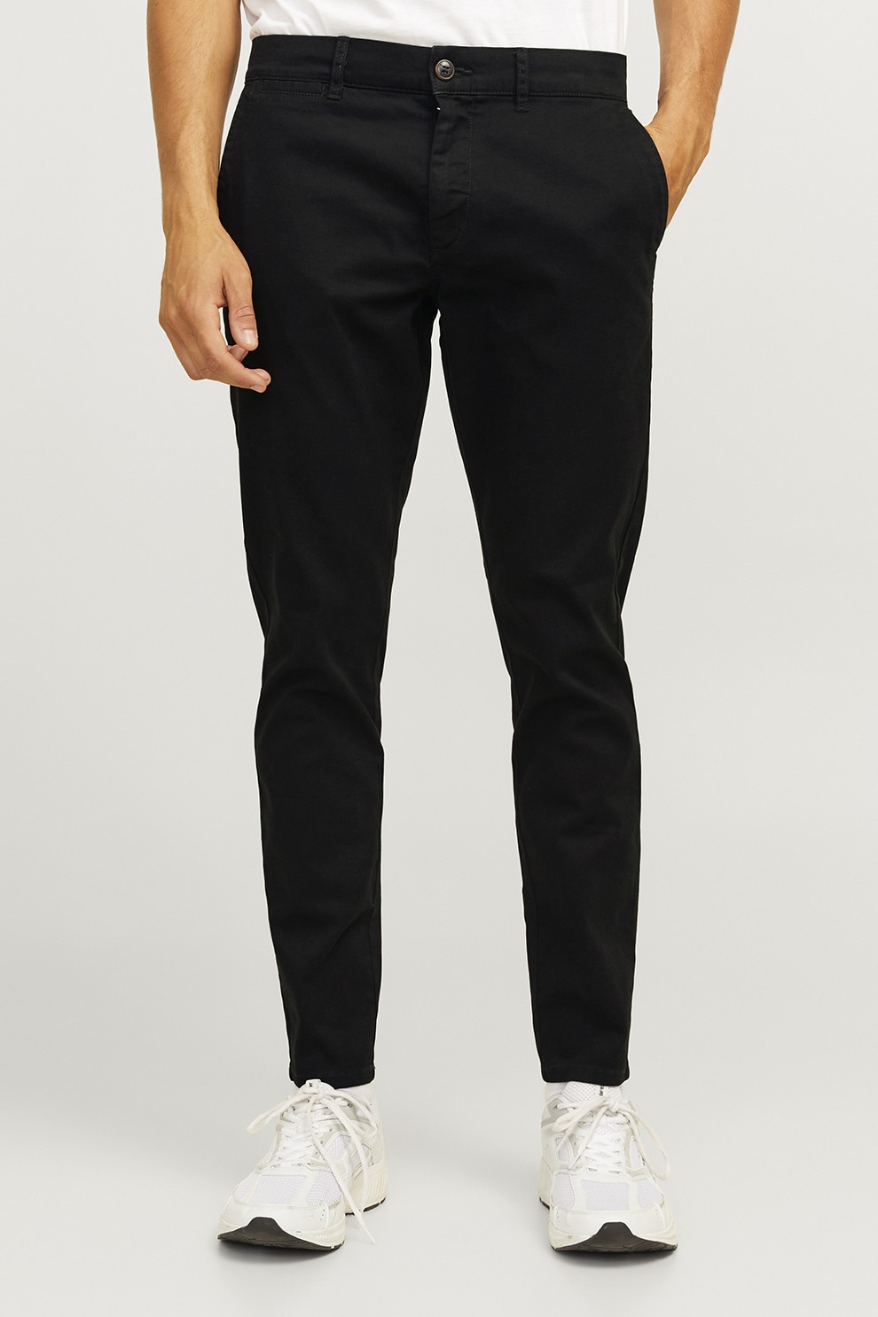 JJ REBEL, Blugi uni slim fit, Negru, W32-L32