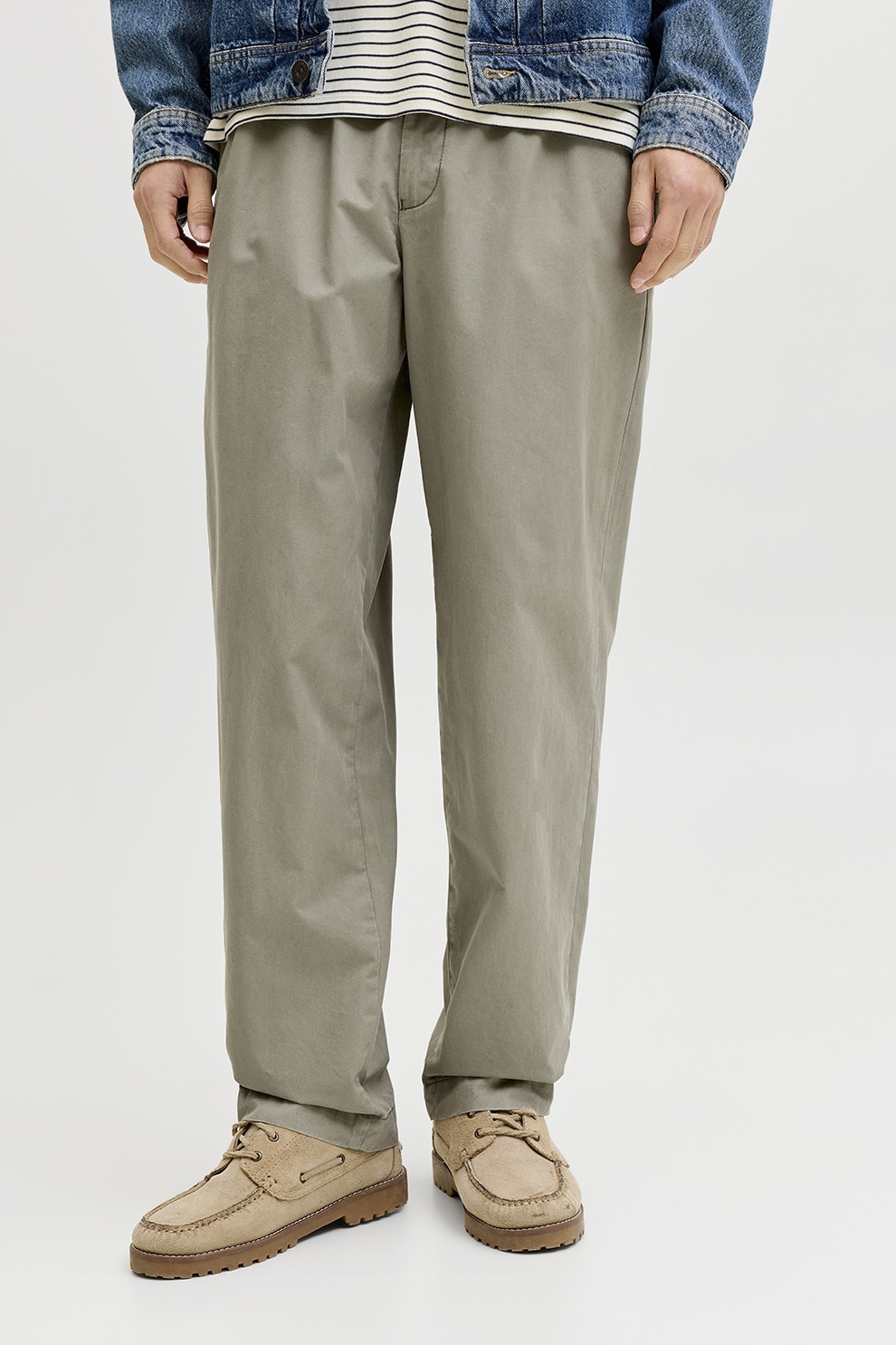 Jack & Jones, Pantaloni lejeri uni, Gri, M