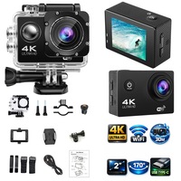 Camera video sport LikeSmart ActionCAM 4K Ultra HD, 170° FOV, 16MPx, WiFi, Carcasa Waterproof 30M, Usb Type-C, Multiple Accesorii