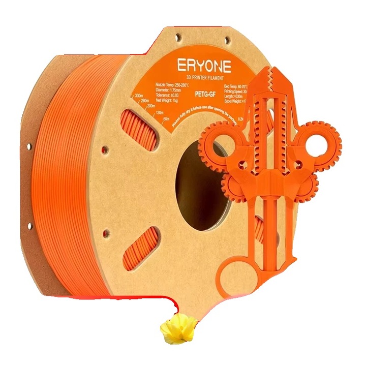 3D nyomtatószál, 5 kg, kompozit anyag, narancssárga, 320 m