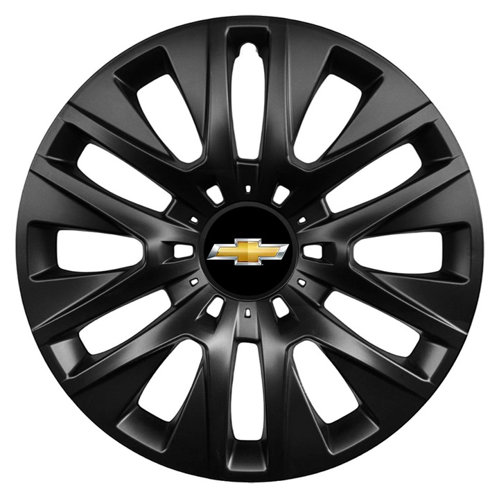 4 db R16 AutoSSF® keréktárcsa készlet, 16 hüvelykes felnikhez, CHEVROLET-hez, 429-es modell, Black Edition