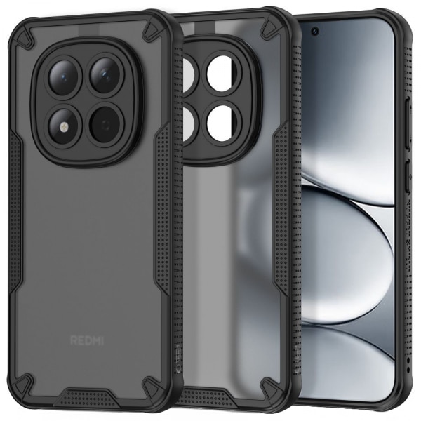 Carcasa Tech-Protect Rugged Shield compatibila cu Xiaomi Redmi Note 15 Pro Plus 5G / Poco M8 Pro, Negru