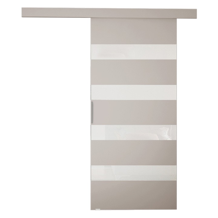 Usi glisante Jyrun 70 V, MIRJAN 24, casmir + alb lacobel, 77x205x7,4 cm