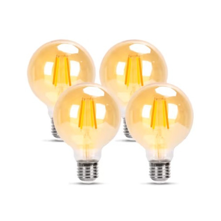 LED винтидж крушка, E27, 6W, 2200 K