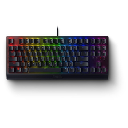 Tastatură mecanică Razer BlackWidow V3 TKL, comutatoare galbene ...