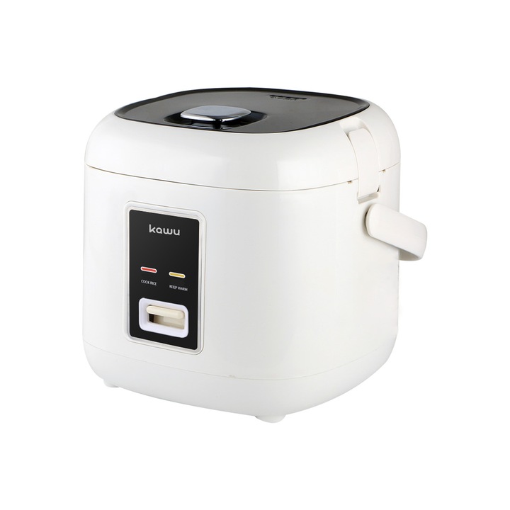 Aparat de gatit orez portabil de calatorie Kawu YD-268A，capacitate 2L, operare cu o singura atingere, mentinere la cald, materiale de calitate alimentara, potrivit pentru supe si tocanite