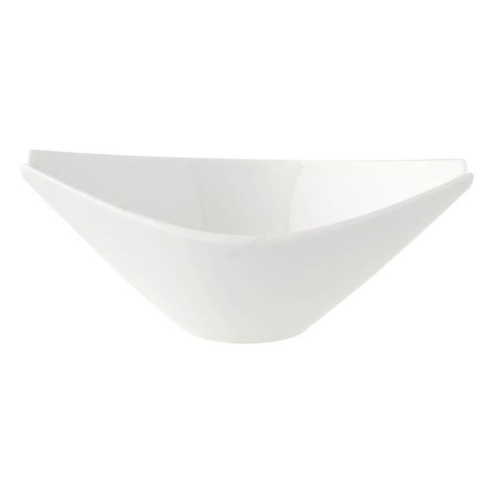 Szószos tál Villeroy & Boch Flow, fehér porcelán, 19,4x12,6x7,1cm, 240ml
