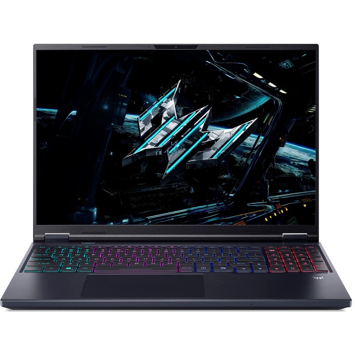 Laptop Acer Predator Helios Neo 16, 32GB RAM, 1TB SSD, nVidia GeForce RTX 5070Ti, negru, 16 inch