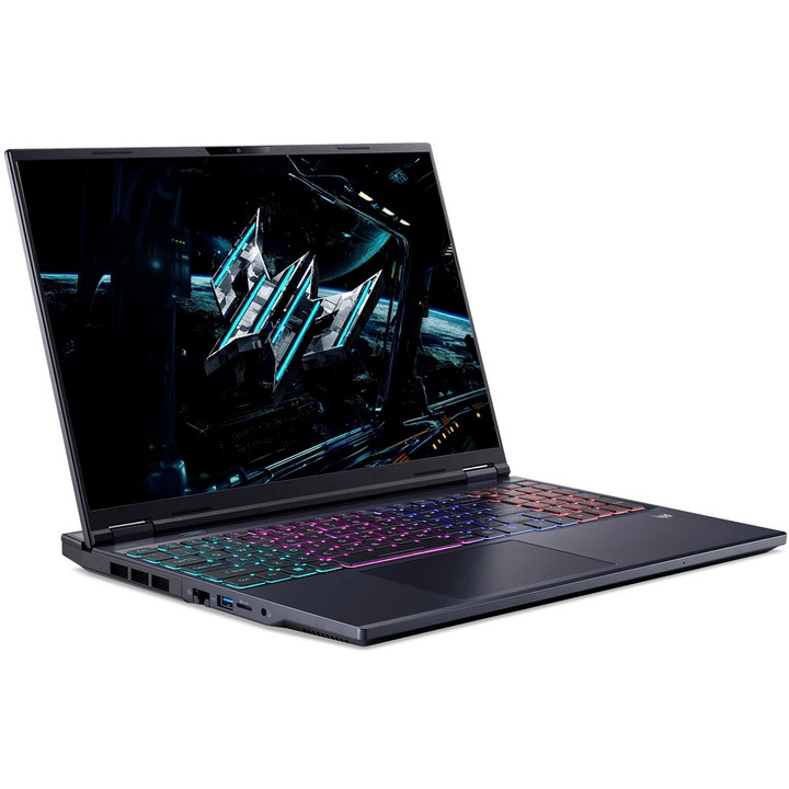 Laptop Acer Predator Helios Neo 16, 32GB RAM, 1TB SSD, nVidia GeForce RTX 5070Ti, negru, 16 inch