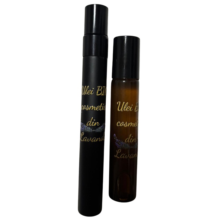 Ulei cosmetic lavanda, 100% ingrediente naturale, calmant și hidratant, set 10ml spray + 10ml rollon