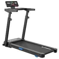 Banda de alergat electrica Orion Foldy, 100% pliabila, inclinare automata, bluetooth, Fitshow/Kinomap/Zwift, viteza maxima 14 km/h motor 2CP, greutate maxima suportata 110kg, suprafata alergare 120x40 cm