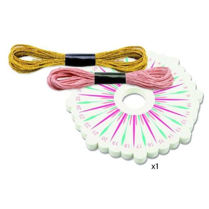 Set Atelier Creativ Brățări Prieteniei, Djeco, Multicolor, 8-14 ani