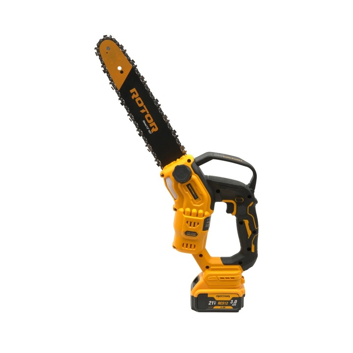 Mini Fierastrau cu acumulator Rotor RCS12, 500W, 4500rpm, ungere automata, 2 acumulatori 21V, 30cm