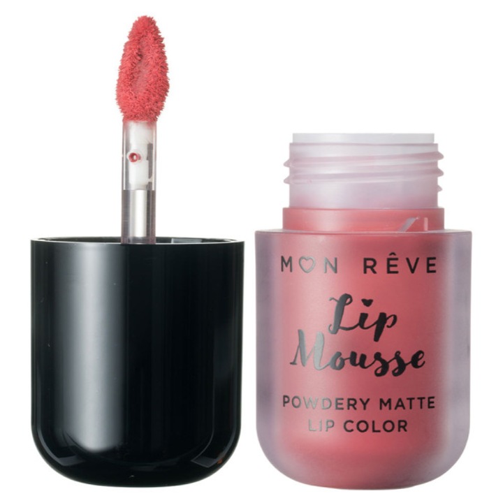 Ruj Mon Reve Lip Mousse, pudrat-mat, culoare Nude, cod 06